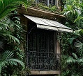 козырек кованый маркиза джунгли