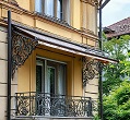 козырек кованый маркиза над окном